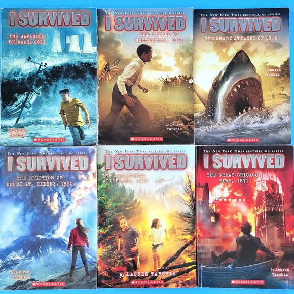 I SURVIVED SET OF 11 SCHOLASTIC PAPERBACK BOOKS LAUREN TARSHIS NO DUPLICATES - Picture 3 of 15